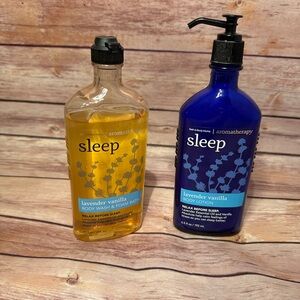 Bath & Body Works Lavender Vanilla Aromatherapy Set - Blue and Yellow